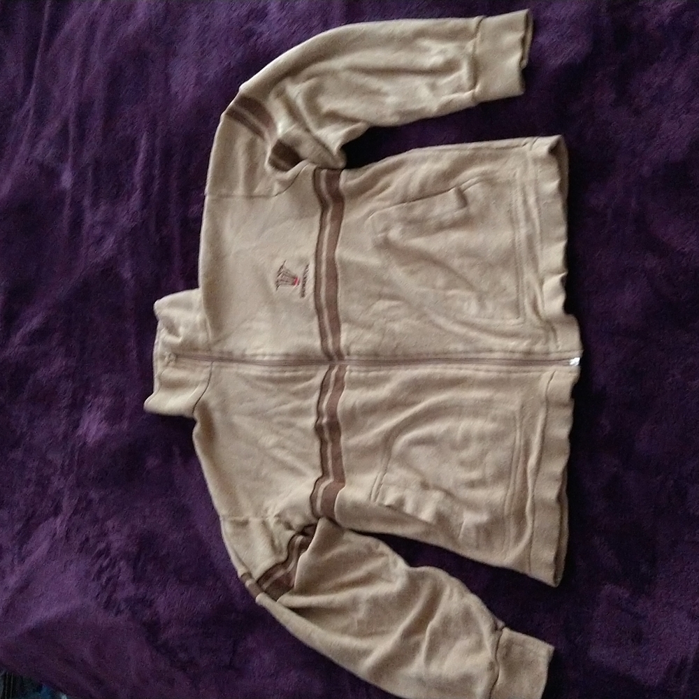 Men's brown sweater/jacket, size medium